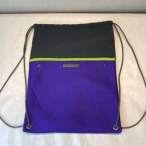 Rodan + Fields Cinch Sack Backpack Gray Purple